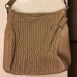 Coach Gathered Leather Handbag